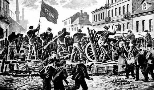 The 1905 uprising in Łódź